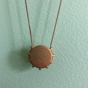 Madewell long gold necklace